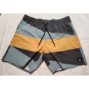 Volcom Embrace‎ Change Multicolor Skateboarding Shorts Size 34